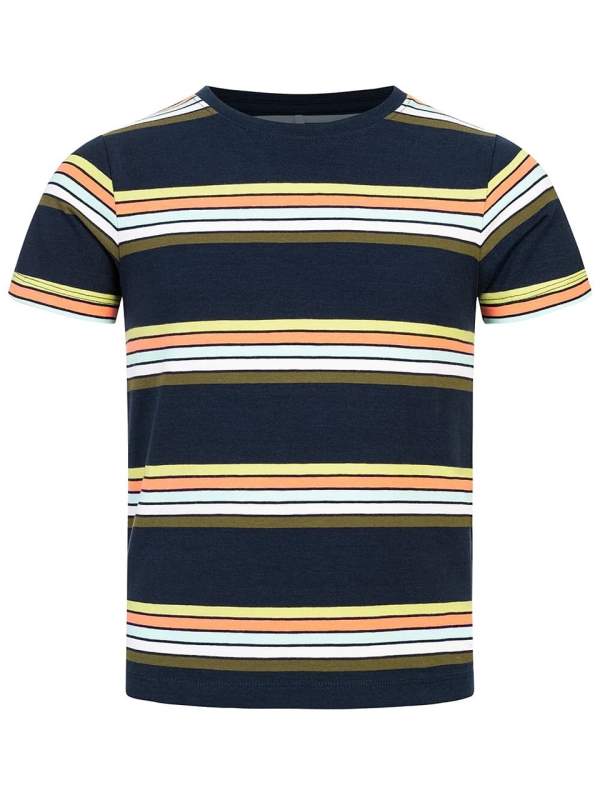 Boys Striped T-Shirt Blue