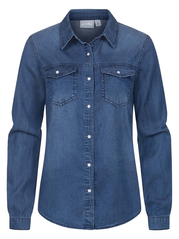 Denim Shirt Dark Blue
