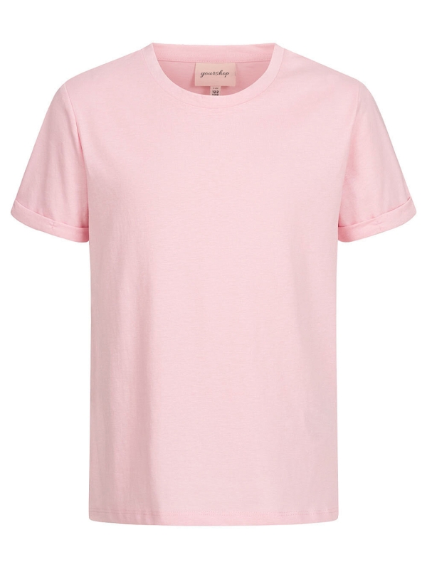Girls Basic T-Shirt Light Pink